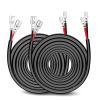 Nilight LED Light Bar Wiring Harness 2 PCS 12 AWG Extension Kit 10 Feet for Off Road Work Lights Driving Fog Boat Lighting(16AWG -20FT 2Pcs)