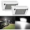 Nilight RV Exterior Lights 13 Inch Porch Light 1PC Amber Beam 12V 24V LED Scene Cargo Lighting White Aluminum Housing for RVs Trailers Travel Campers 5th Wheels Motorhome SUV Truck(White Light & White Housing)