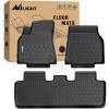 Nilight TPE Floor Mats for Tesla Model Y 5-Seat 2021 2022 2023 2024 2025 All Weather Custom Fit Heavy Duty Floor Liners(2021-2024 Model Y 5 Seat)