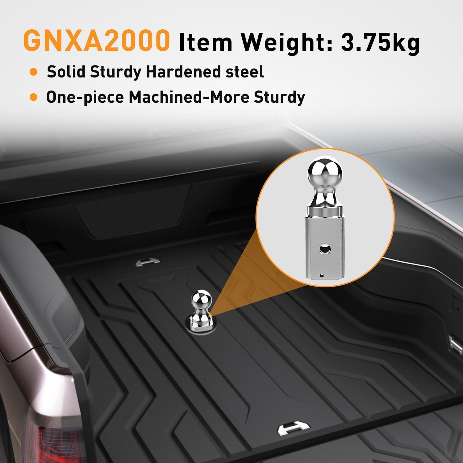 imageNilight GNXA2000 Gooseneck Hitch Ball Compatible with BampampW Trailer Hitches 2516 Inch Replacement Gooseneck Tow Hitch Ball 30000lbs Load Capacity