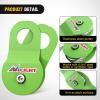 Nilight 8 Ton Winch Snatch Block Towing Pulley Blocks 17,000 LBS Capacity (Green), Winch Hook Accessories, Heavy Duty Offroad Recovery Accessory for Truck, Tractor, ATV & UTV