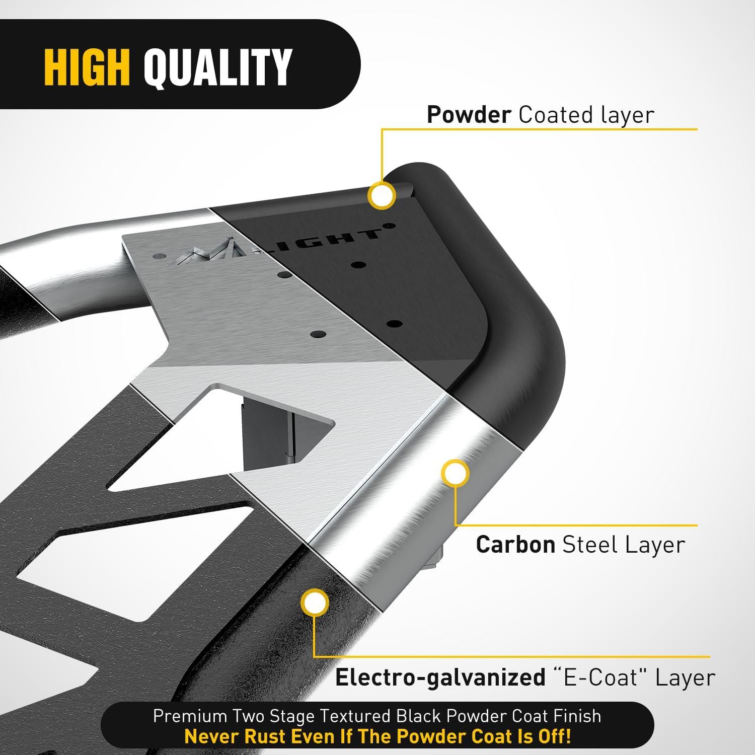 imageNilight Tube Doors Compatible with Ford Bronco 4Door 2021 2022 2023 2024 2025Off Road Front Rear Tubular Doors 4PCS