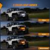 Nilight 12Inch Off-Road LED Light Bar, 300W 3 Lighting Modes (White/Amber/White&Amber) Driving Fog Light Spot Flood Lights with 16AWG Wiring Harness for Truck Car ATV SUV Jeep Boat