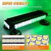 Nilight 14.5″ Amber COB LED Strobe Rooftop Flashing Light Bar High Visibility Emergency Hazard Warning Beacon Lights w/Magnetic Base for Safety Vehicles Trucks Pickup Cars Snowplow,2 Years Warranty(Green White)