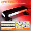 Nilight 14.5″ Amber COB LED Strobe Rooftop Flashing Light Bar High Visibility Emergency Hazard Warning Beacon Lights w/Magnetic Base for Safety Vehicles Trucks Pickup Cars Snowplow,2 Years Warranty(Red White)