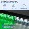 Nilight 24LED Emergency Strobe Traffic Advisor Light Bar 2 in 1 Amber White Dash Warning Safety Flashing Lights Front/Rear Windshield Construction Lights for Trucks Cars Plow Police Vehicles(Green White 24LED)