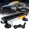Nilight 14.5″ Amber COB LED Strobe Rooftop Flashing Light Bar High Visibility Emergency Hazard Warning Beacon Lights w/Magnetic Base for Safety Vehicles Trucks Pickup Cars Snowplow,2 Years Warranty(Amber White)