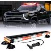 Nilight 29.5″ Roof Top Strobe Lights 56LED Hazard Light Emergency Safety Warning LED Flashing Light Bar Magnetic Mount 12V 24V Cars Trucks Tractors Snow Plows Construction Vehicles(Red Mix White)