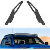 Nilight 42 inch Curved LED Light Bar Bracket Mounting Upper Windshield Roof Cab Brackets Compatible with Toyota Tacoma with Factory Roof Rack 2005 2006 2007 2008 2009 2010 2011 2012 2013 2014 2015