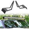Nilight 52 inch LED Light Bar Bracket Mounting Upper Windshield Roof Cab Brackets Compatible with Ford F250 F350 4WD 2WD 1999-2015