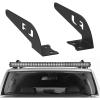 Nilight 52 inch LED Light Bar Bracket Mounting Upper Windshield Roof Cab Brackets Compatible with Toyota FJ Cruiser with Roof Rack 2007 2008 2009 2010 2011 2012 2013 2014