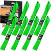 Nilight Soft Loop 1.7”×17″ Motorcycle Tie Down Straps Heavy Duty 12000Lbs Max Break Strength for Securing ATV UTV Kayak Moving Cargo (8PK-Red)(Green)