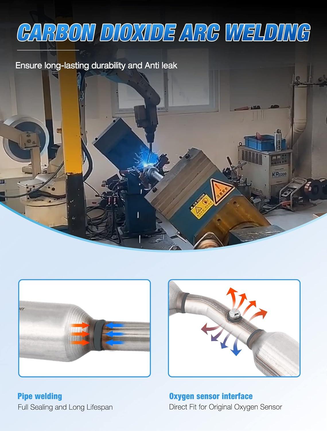 imageNilight Catalytic Converter for Toyota Corolla Matrix Pontiac Vibe 18L 2003 2004 2005 2006 2007 2008Custom Fit CatEPA Standard