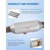 Nilight Catalytic Converter for Chevy Colorado GMC Canyon 2004 2005 2006, Hummer H3/Isuzu i-350 2006(EPA Standard)(2002-2006 Honda CRV)