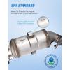 Nilight Catalytic Converter for Chevy Colorado GMC Canyon 2004 2005 2006, Hummer H3/Isuzu i-350 2006(EPA Standard)(2006-2011 Honda Civic)