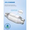 Nilight Catalytic Converter for Chevy Colorado GMC Canyon 2004 2005 2006, Hummer H3/Isuzu i-350 2006(EPA Standard)(2.5 inches Inlet|Outlet)