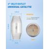 Nilight Catalytic Converter for Chevy Colorado GMC Canyon 2004 2005 2006, Hummer H3/Isuzu i-350 2006(EPA Standard)(4 inches Inlet|Outlet)