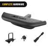 Nilight Hitch Step 2 Inch Receiver Universal with LED Light, Pin Lock and U-Bolts Stabilize,Rear Bumper Guard for Pickups Trucks Vans SUVs ATVs(Heavy Duty Hitch Step)