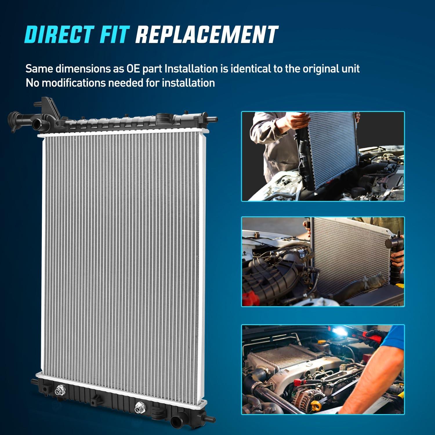 imageNilight Radiator for Buick Enclave 2008 2009 2010 2011 2012 2013 2014 2015 2016 2017 Chevy Traverse 20092017 GMC Acadia 20072016 Outlook 20072010 V6 36L Automatic Trans
