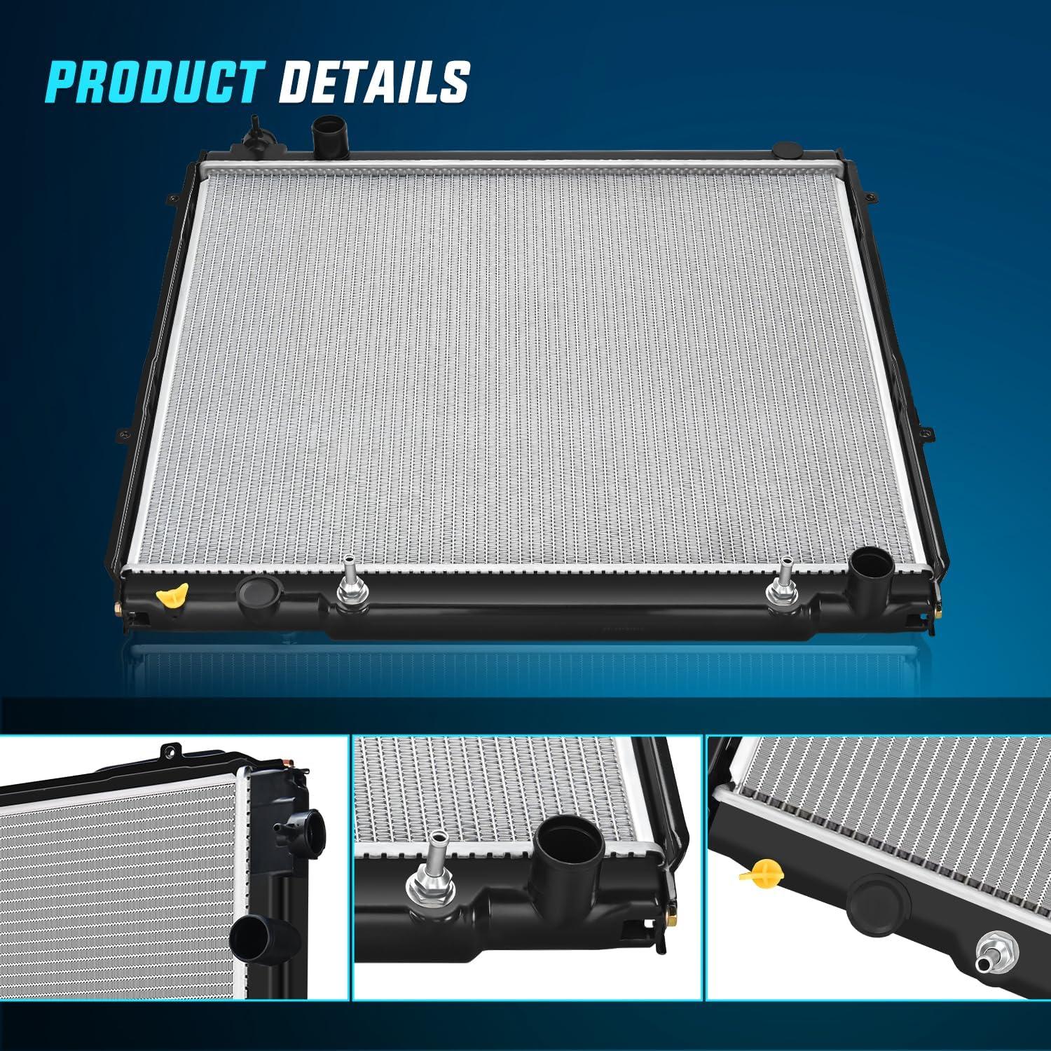 imageNilight Radiator for Toyota Tundra 47L V8 2004 2005 2006 Sequoia 2001 2002 2003 2004 2005 2006 2007Toyota Sequoia 20012007