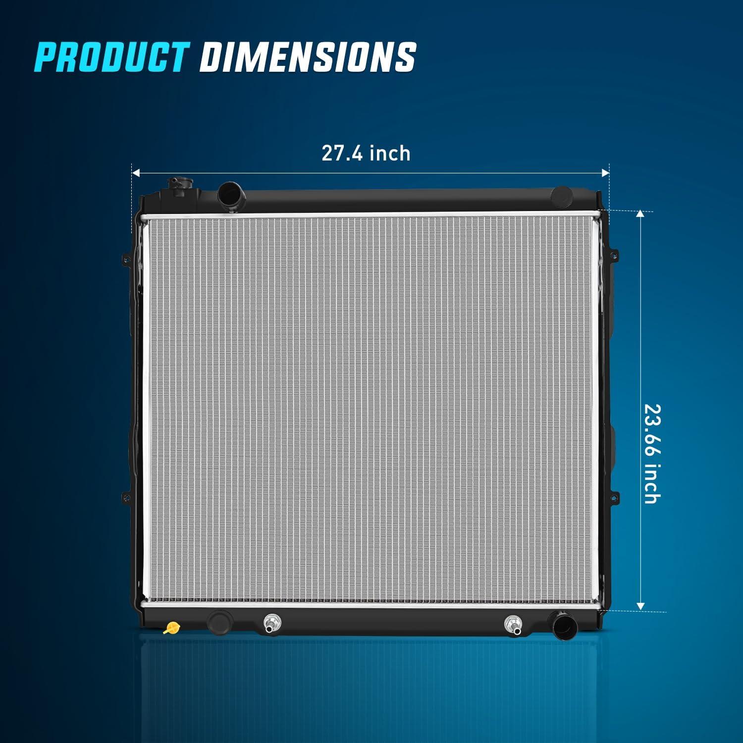 imageNilight Radiator for Toyota Tundra 47L V8 2004 2005 2006 Sequoia 2001 2002 2003 2004 2005 2006 2007Toyota Sequoia 20012007