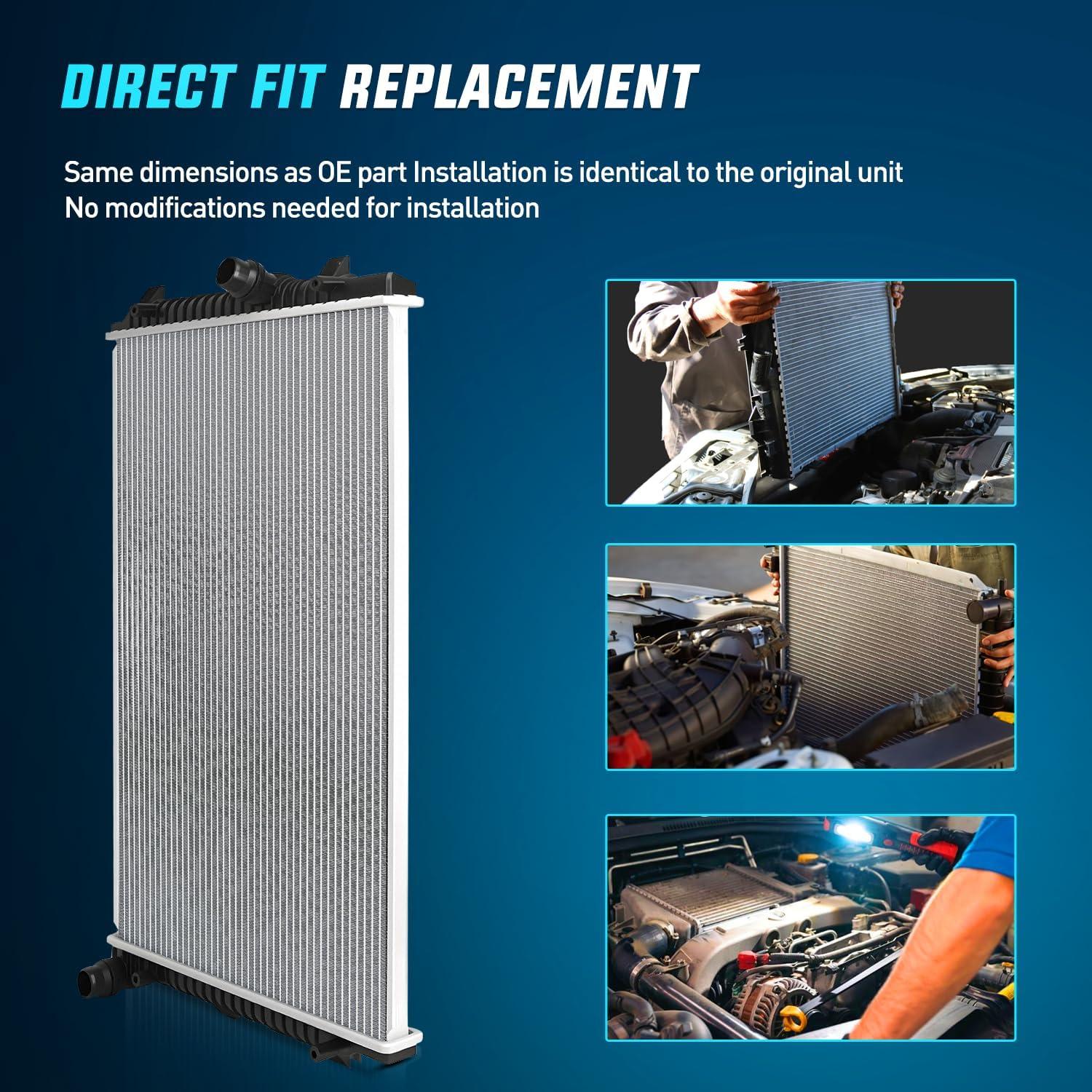 imageNilight Radiator for Volkswagen Jetta 2013 2014 2015 2016 2017 2018 Beetle 20142017 Passat 20182019 L4 18L 20L Replace 5C0121251H