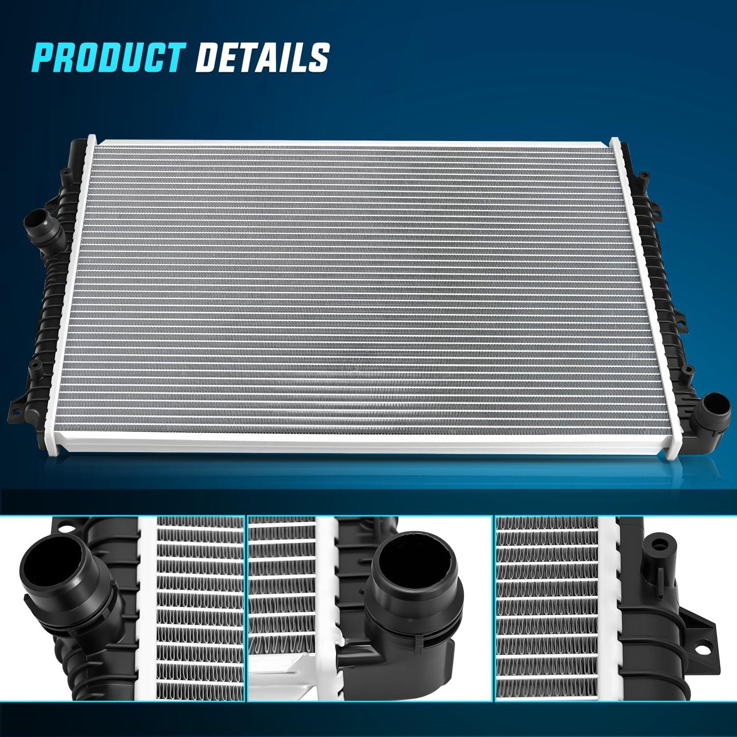 imageNilight Radiator for Volkswagen Jetta 2013 2014 2015 2016 2017 2018 Beetle 20142017 Passat 20182019 L4 18L 20L Replace 5C0121251H