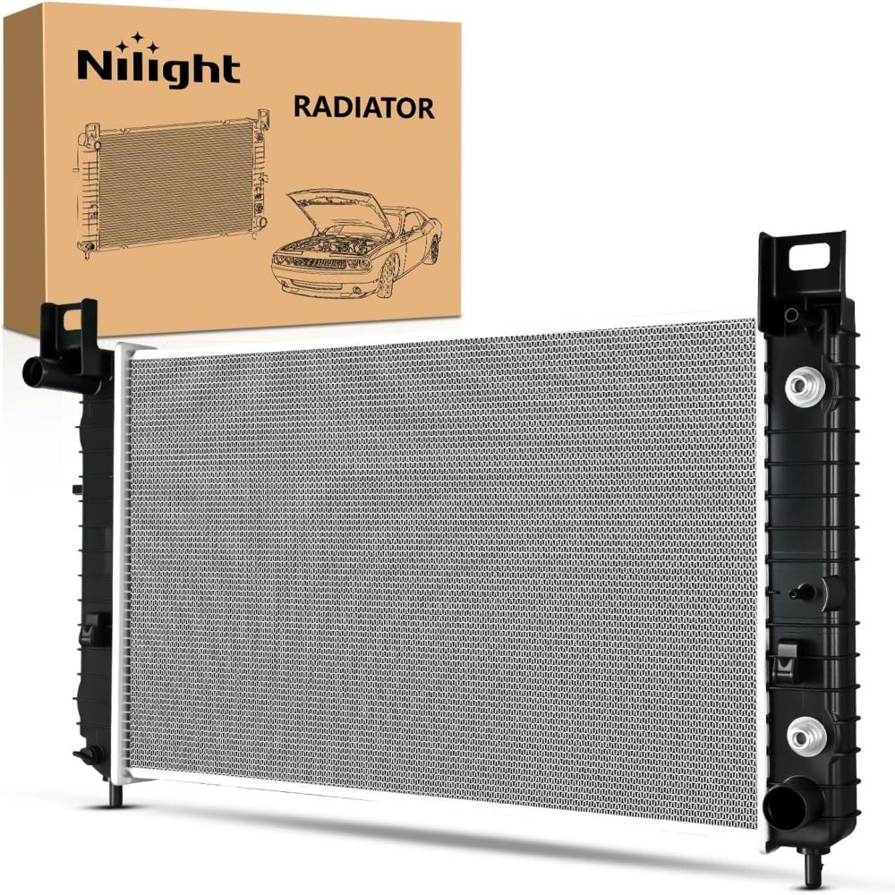 imageNilight 28quot Radiator for Chevrolet Silverado GMC Sierra 1500 2500 Yukon XL Cadillac Escalade Automatic Trans 1999 2000 2001 2002 2003 2004 2005 2006
