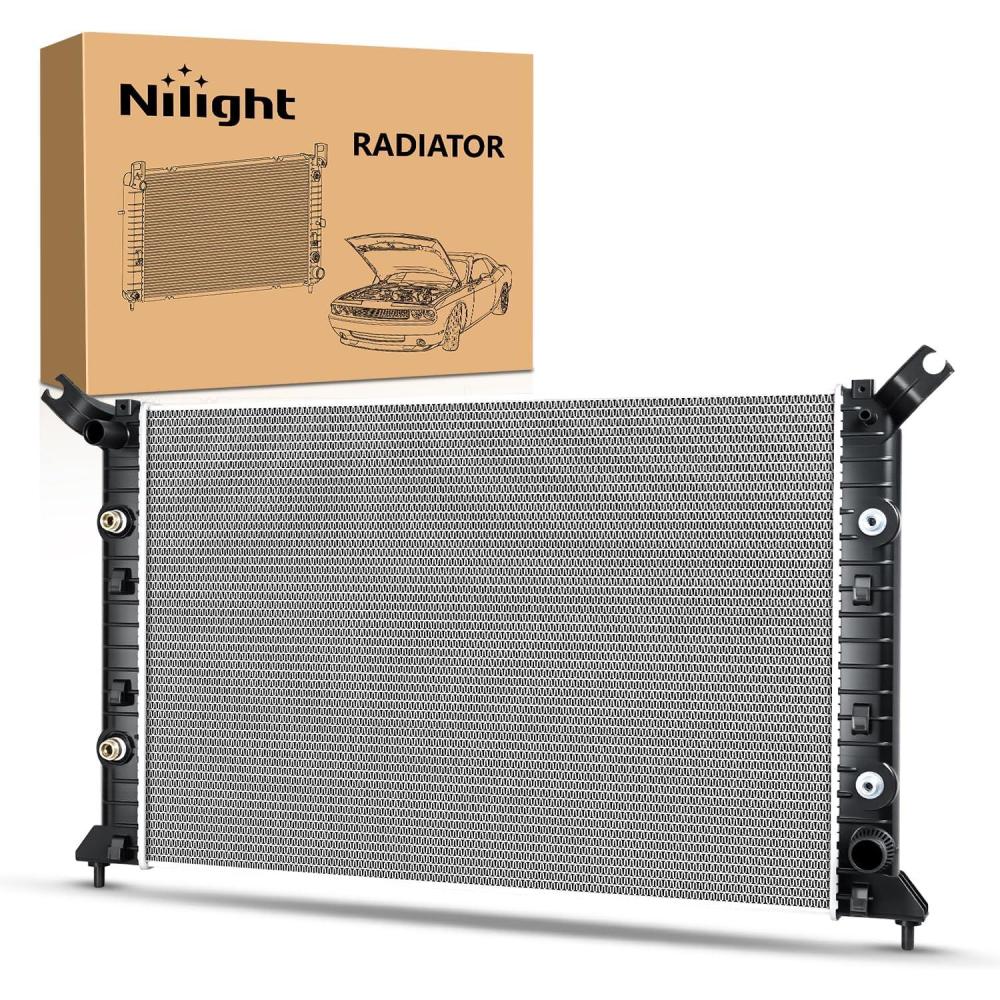 imageNilight Radiator for Chevrolet Silverado 2500 HD 3500 HD GMC Sierra 2500 HD 3500 HD 2011 2012 2013 2014 2015 2016 2017 2018 2019 Automatic Transmission