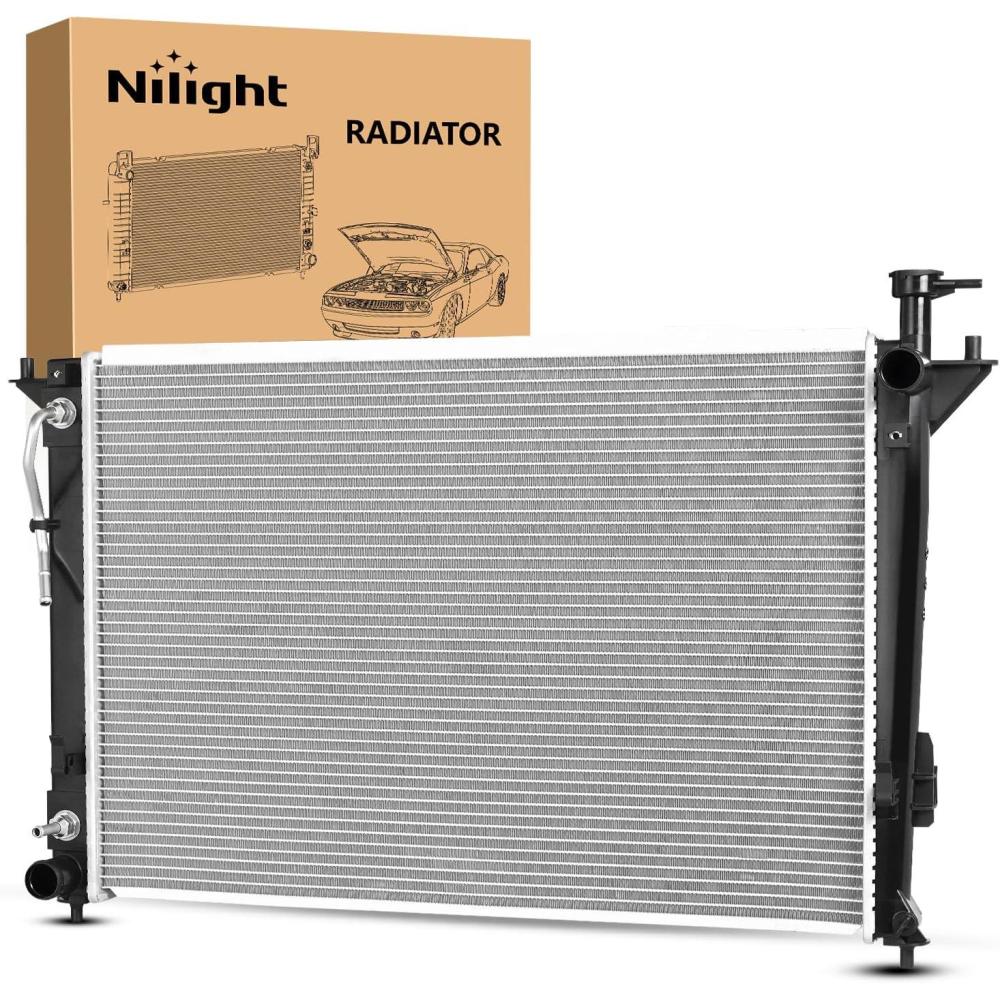 imageNilight Radiator for Hyundai Santa Fe 2010 2011 2012 2013 2014 2015 2016 2017 2018 Santa Fe XL 20132019 Kia Sorento 20112015 24L 33L 35L