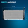 Nilight Radiator for Chevrolet Express 2500 3500, GMC Savana 3500 2500 4.8L 6.0L V 2004 2005 2006 2007 2008 2009 2010 2011 2012 2013 2014 2015 2016 2017 2018