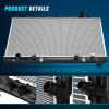 Nilight Radiator for Infiniti Q50 V6 3.5L 3.7L 2014 2015 2016 2017 2018, Engine Coolant Radiator Assembly with Transmission Oil Cooler replace# 214104GA5A, 214604GB5A
