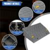 Nilight Curb Ramps 2 Pack, 5.9 inch Rise Durable Plastic Threshold Driveway Step Ramp for Scooter, Bikes, Motorcycle, Dolly, Lawn Mower