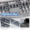 Nilight Modular Threshold Ramps, 1 Inch Rise Non‑Slip Interlocking Plastic Wheelchair Curb Doorway Ramp for Home Entry Indoor Outdoor, 2 Pack
