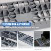 Nilight Modular Threshold Ramps, 3 Inch Rise Non‑Slip Interlocking Plastic Wheelchair Curb Doorway Ramp for Home Entry Indoor Outdoor, 2 Pack