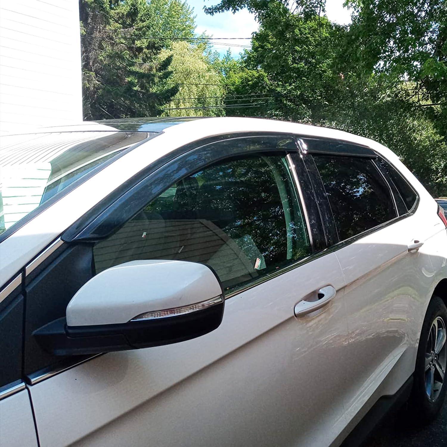 imageNilight Tape On Rain Guards for Chevy Ford Honda Subaru Crosstrek SeriesFord Edge 20152024