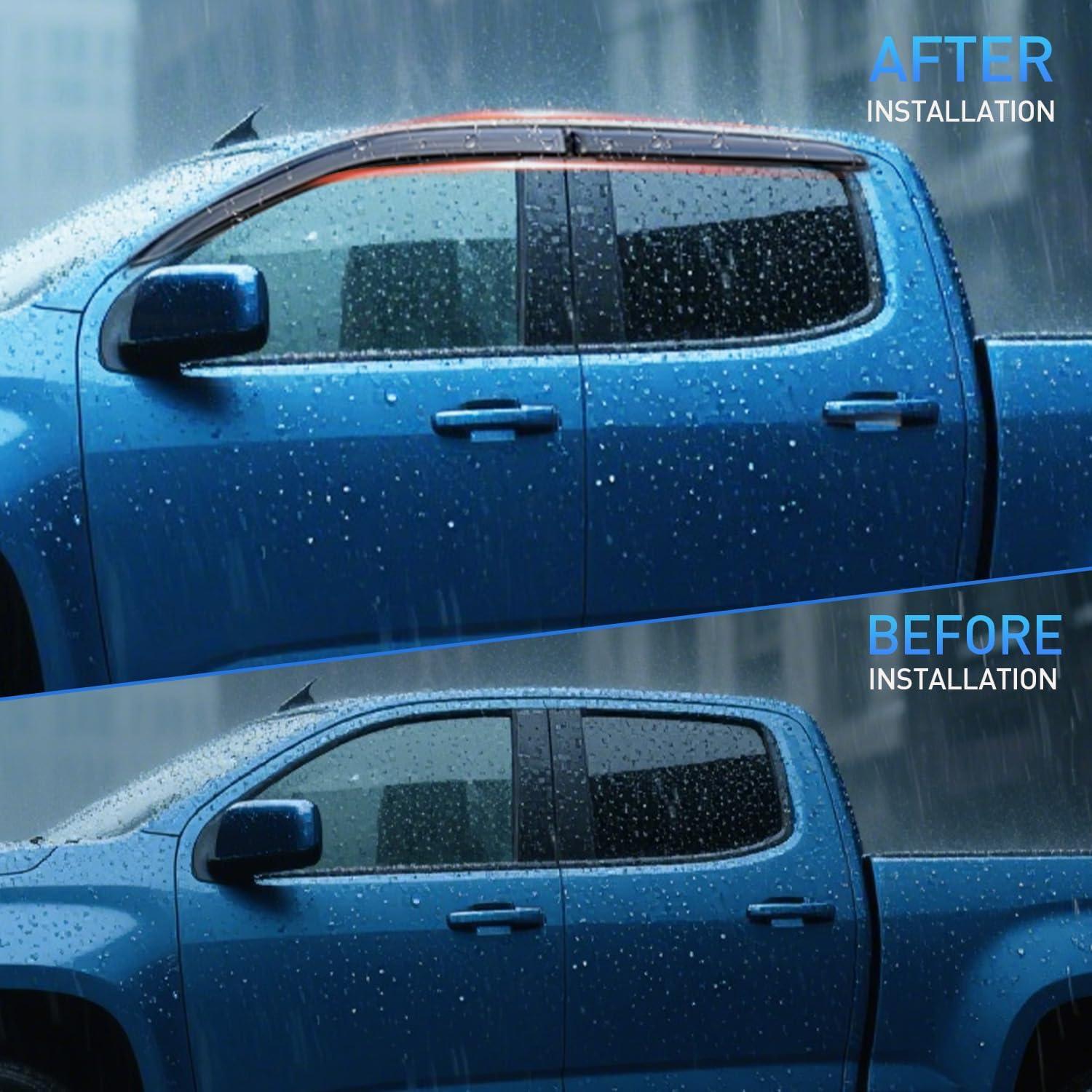 imageNilight Tape On Rain Guards for Chevy Ford Honda Subaru Crosstrek SeriesFord Transit 20142023