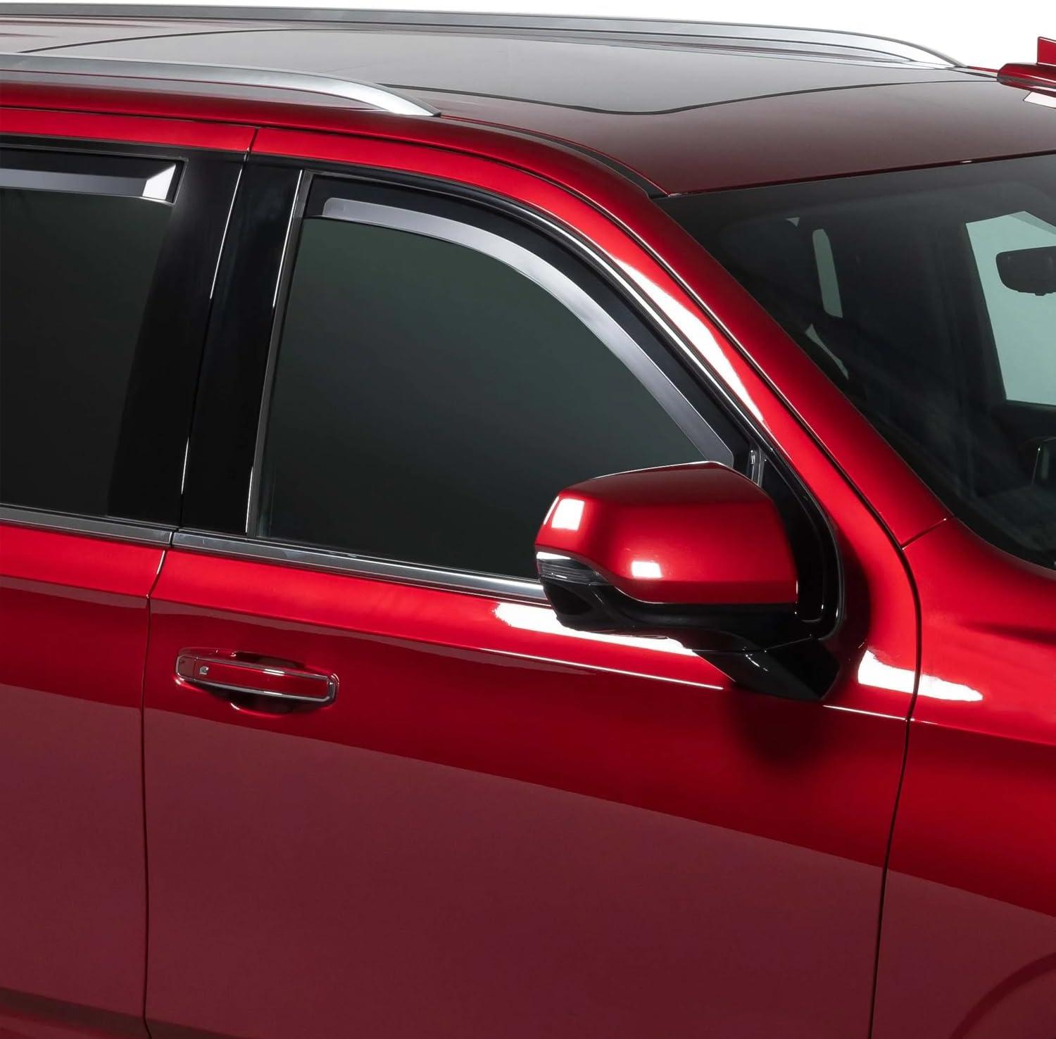 imageNilight inChannel Window Visors for Chevrolet Chevy Malibu 2016 2017 2018 2019 2020 2021 2022 2023 2024 Window Rain Guards Original Window Deflectors4PCSChevy Suburban 20212025