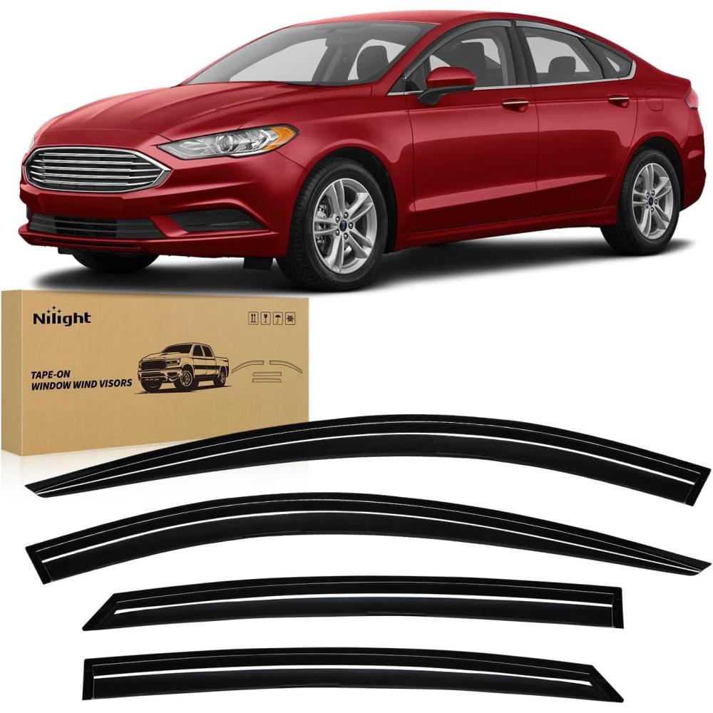 imageNilight Tape On Rain Guards for Chevy Ford Honda Subaru Crosstrek SeriesFord Fusion 20132020
