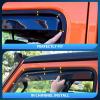 Nilight in Channel Rain Guards for Gladiator 2020 2021 2022 2023 Window Deflectors, Vent Window Visors-4PCS(Compass 2017-2024)