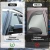 Nilight in Channel Rain Guards for Gladiator 2020 2021 2022 2023 Window Deflectors, Vent Window Visors-4PCS(Gladiator 2020-2023)