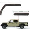 Nilight in Channel Rain Guards for Gladiator 2020 2021 2022 2023 Window Deflectors, Vent Window Visors-4PCS(Gladiator 2020-2023)