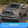 Nilight in Channel Rain Guards for Gladiator 2020 2021 2022 2023 Window Deflectors, Vent Window Visors-4PCS(RAM 2500 3500 2019-2024 Crew)