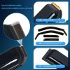 Nilight in Channel Rain Guards for Gladiator 2020 2021 2022 2023 Window Deflectors, Vent Window Visors-4PCS(Ram 1500 2009-2018 Quad Cab)