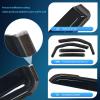Nilight in Channel Rain Guards for Gladiator 2020 2021 2022 2023 Window Deflectors, Vent Window Visors-4PCS(Ram 1500 2019-2024 Quad Cab)