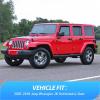 Nilight in Channel Rain Guards for Gladiator 2020 2021 2022 2023 Window Deflectors, Vent Window Visors-4PCS(Wrangler JK 2007-2018)