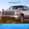 Nilight in-Channel Window Visors for Chevrolet (Chevy) Malibu 2016 2017 2018 2019 2020 2021 2022 2023 2024, Window Rain Guards, Original Window Deflectors-4PCS(Chevy Silverado 1500 2007-2013)
