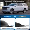 Nilight in-Channel Window Visors for Chevrolet (Chevy) Malibu 2016 2017 2018 2019 2020 2021 2022 2023 2024, Window Rain Guards, Original Window Deflectors-4PCS(Chevy Suburban 2021-2025)