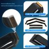 Nilight in-Channel Window Visors for Chevrolet (Chevy) Malibu 2016 2017 2018 2019 2020 2021 2022 2023 2024, Window Rain Guards, Original Window Deflectors-4PCS(Chevy TrailBlazer 2021-2025)