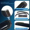 Nilight in-Channel Window Visors for Chevrolet (Chevy) Malibu 2016 2017 2018 2019 2020 2021 2022 2023 2024, Window Rain Guards, Original Window Deflectors-4PCS(Chevy Traverse 2018-2024)